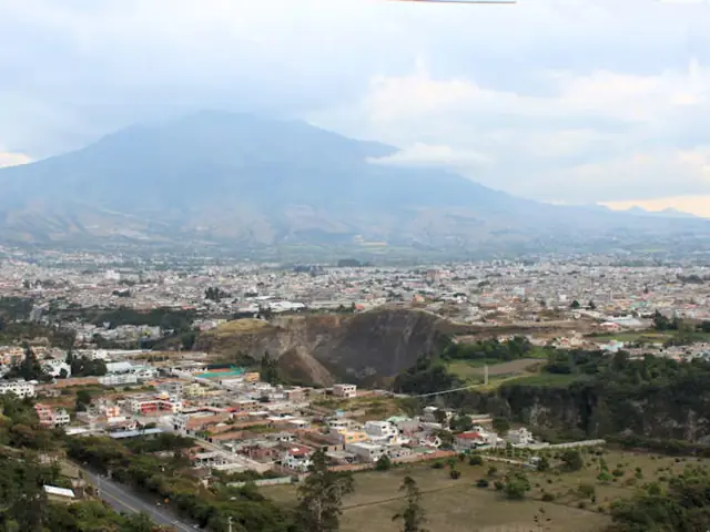 Vista de Ibarra desde un mirador