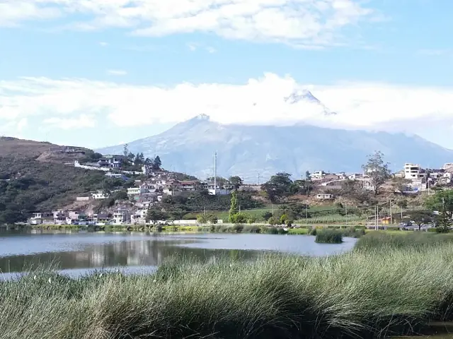 Laguna de Yahuarcocha en Ibarra
